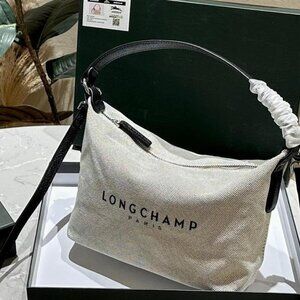 Longchamp canvas hobo Tote bag